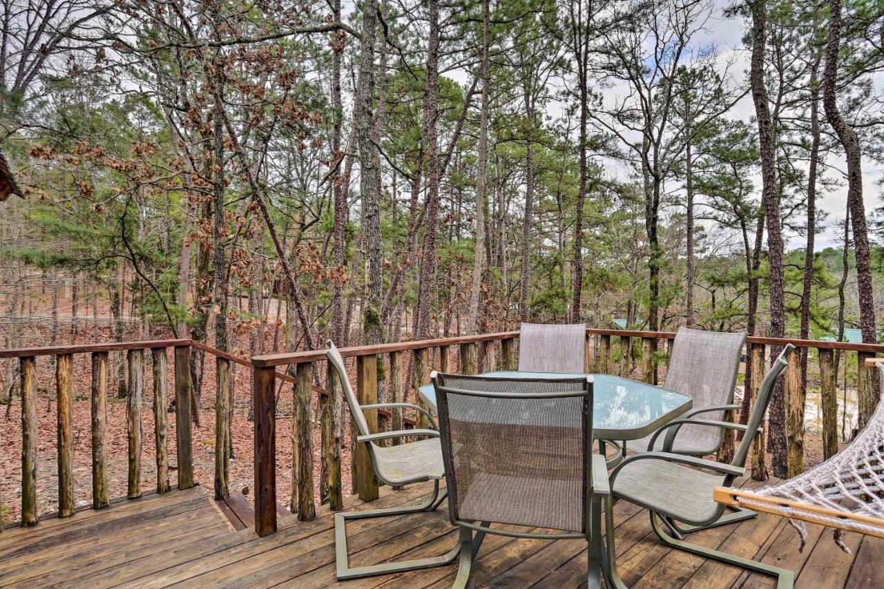 Broken Bow Log Cabin With Fire Pit, Pond, And Deck! Eksteriør billede