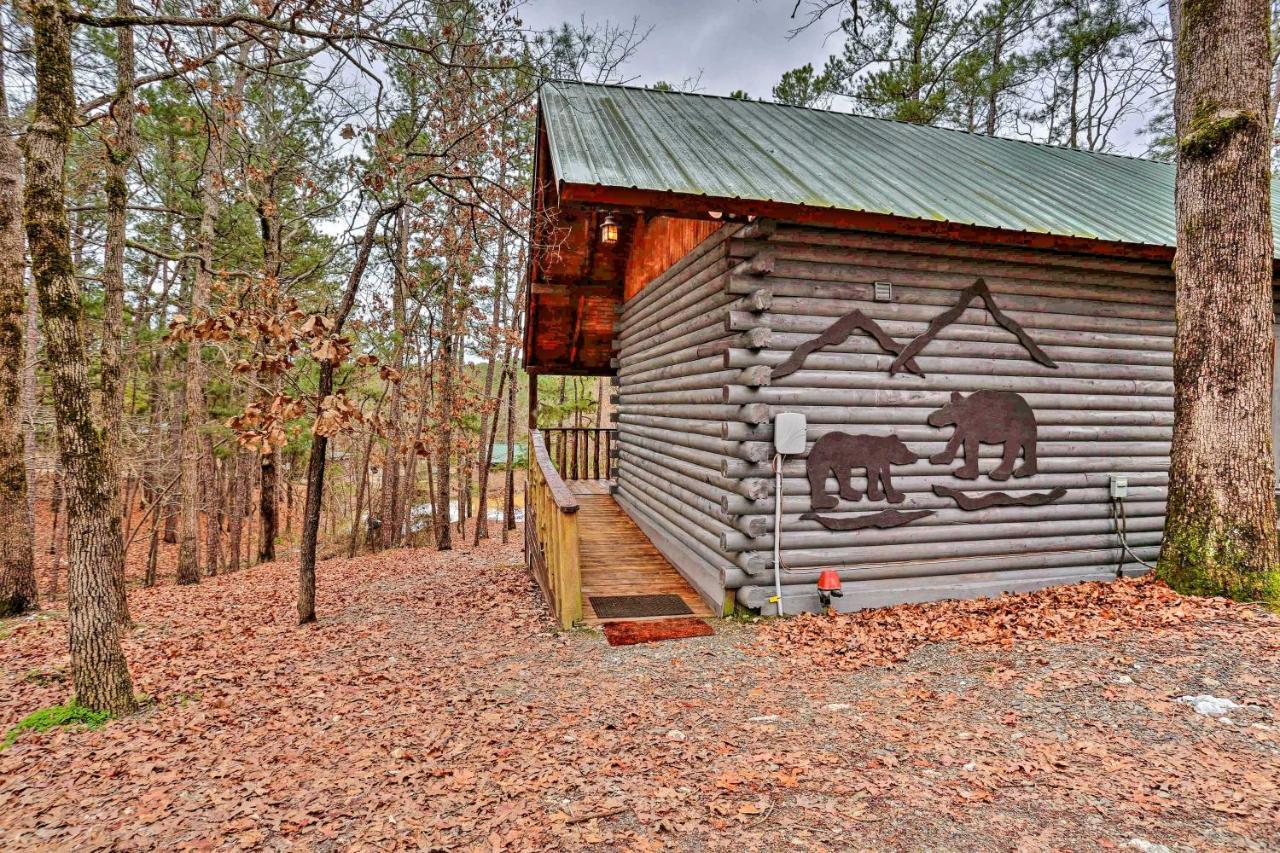 Broken Bow Log Cabin With Fire Pit, Pond, And Deck! Eksteriør billede